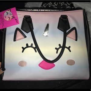 Betsey Johnson Unicorn Ombré tote